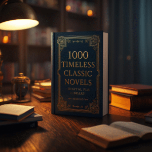 1000 Timeless Classic & Famous Novels | Digital Library with Full PLR Rights | 100% Copyright-Free Collection