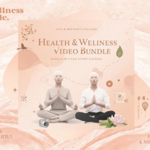 Health & Wellness Faceless Reels Bundle – MRR Meditation & Marketing Videos