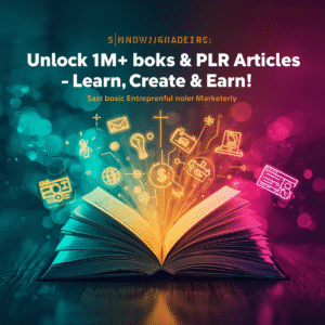 "Ultimate 1M+ Ebooks & PLR Articles Bundle – Includes Reseller Rights Bonus"