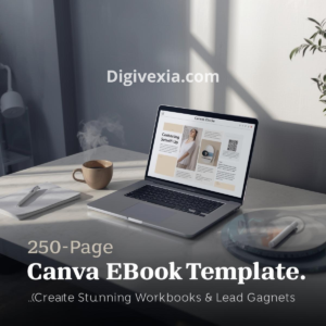 Canva eBook & Workbook Template | 250-Page Editable Design | Create Stunning eBooks & Courses Easily