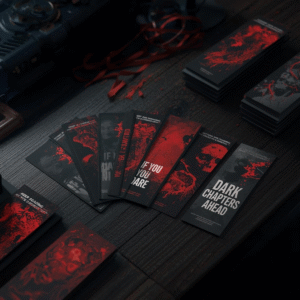 Thriller Bookmark Bundle | Digital Horror & Crime Bookmarks | Printable SVG PDF PNG Templates