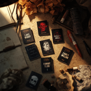 DIY Psychological Thriller MiniBooks | Printable Digital PDF | Create Your Own Mini Bookshelf | Suspense Story Collection