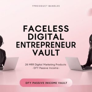 22 Faceless Digital Marketing Products Bundle | DFY Content with Master Resell Rights (MRR)