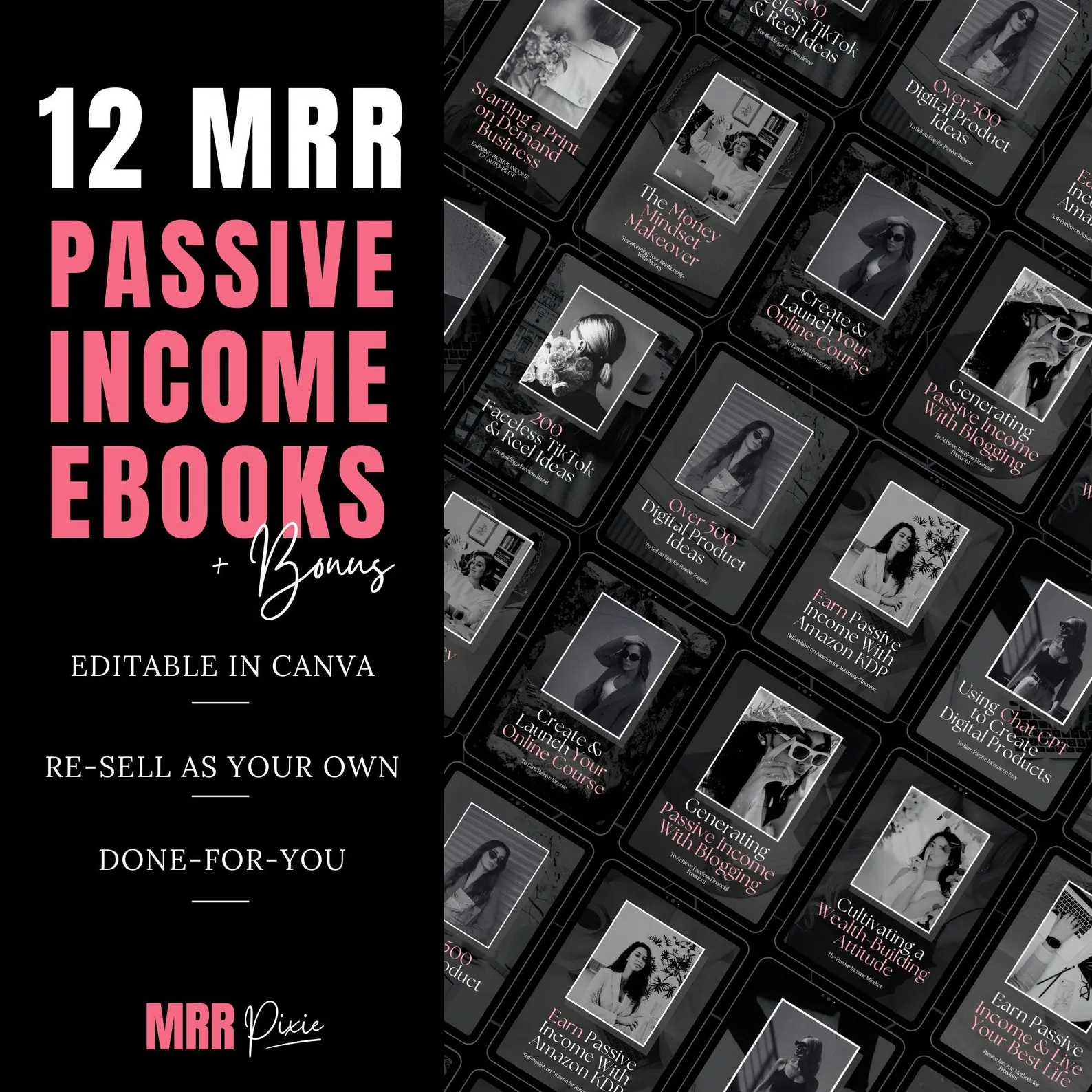 Ultimate MRR Passive Income eBook Bundle | PLR & Master Resell Rights Collection
