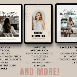 22 Faceless Digital Marketing Products Bundle | DFY Content with Master Resell Rights (MRR)