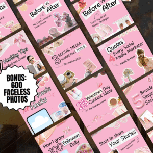 PLR, MRR, Canva, Instagram, Aesthetic, Templates