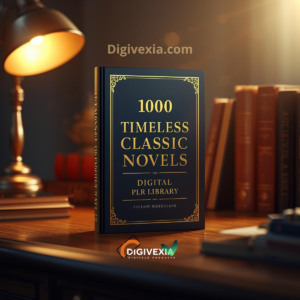 1000 Timeless Classic & Famous Novels | Digital Library with Full PLR Rights | 100% Copyright-Free Collection