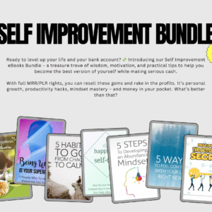 750 Self-Improvement eBooks Bundle | PLR & MRR Rights | Personal Growth Digital Library | Passive Income Resell Collection