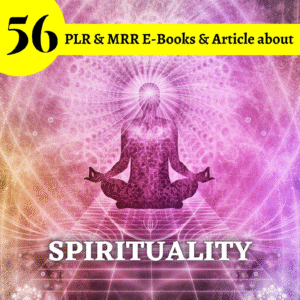 56 Spirituality & Mindfulness PLR eBooks + Articles Bundle | Resell & Commercial Use Rights | Ready-to-Sell Digital Download