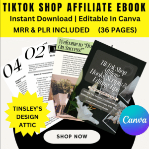 TikTok Shop Affiliate Hooks & Scripts | MRR & PLR Templates | Monetize TikTok in 2025 | Boost Engagement & Sales