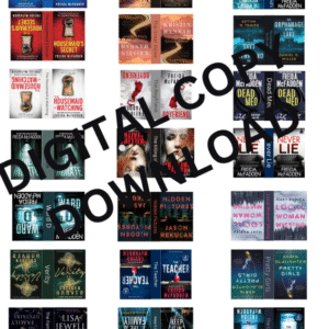 DIY Psychological Thriller MiniBooks | Printable Digital PDF | Create Your Own Mini Bookshelf | Suspense Story Collection